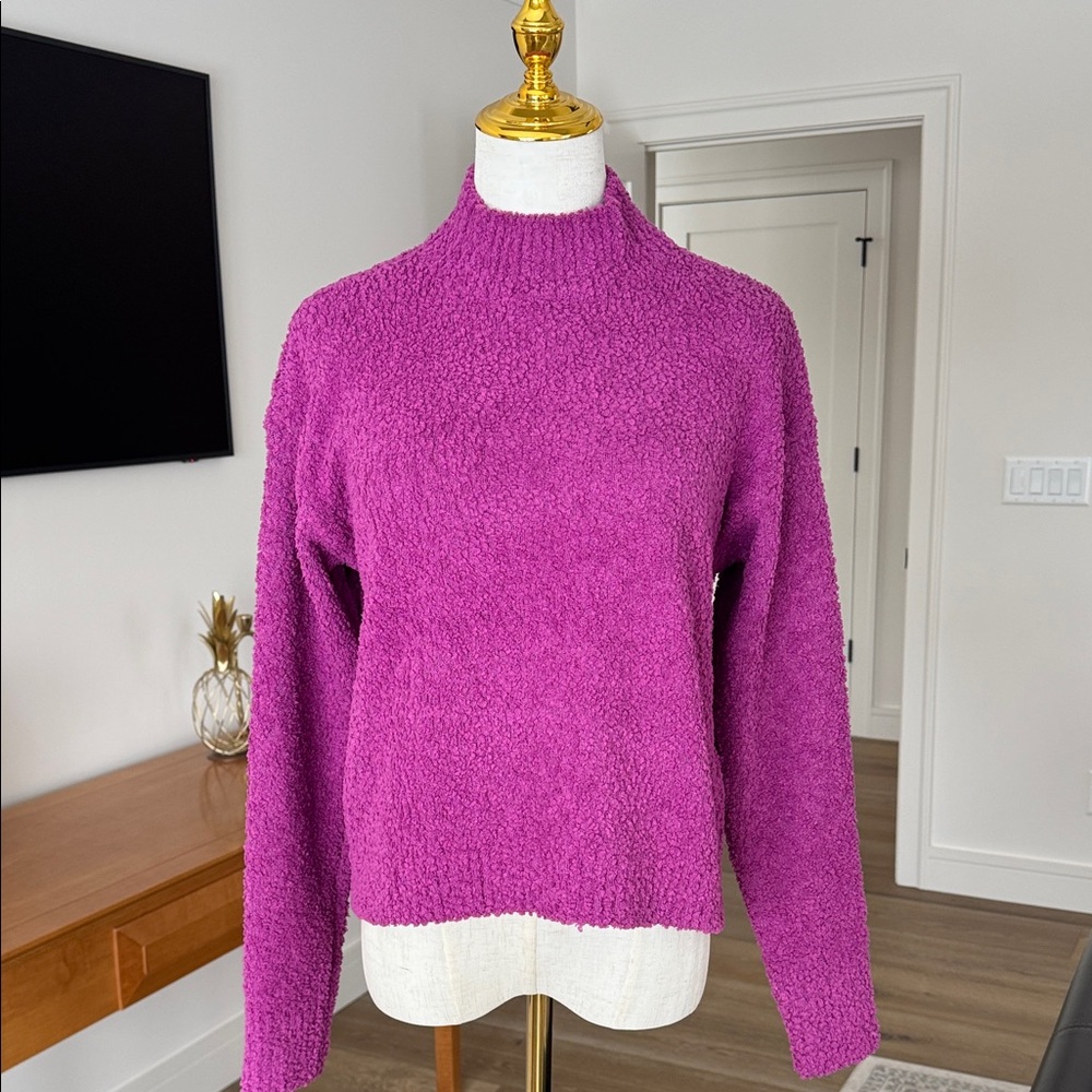 SANCTUARY Women's Cozy BERRY PINK Sweater